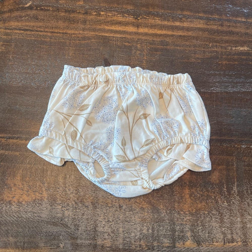 Floral Cream Kids Bloomers